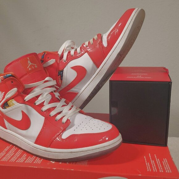 Size 11 - Air Jordan 1 SE Mid Barcelona Sweater, Perfect For Christmas Lovers - Picture 3 of 11